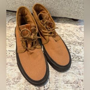 Frye Ludlow Chukka Men’s  Sneaker- Canvas -Cognac Size 8.5